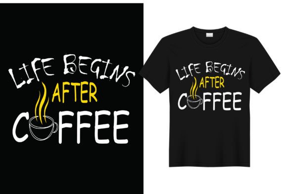 Coffee Typographic T-Shirt Designs