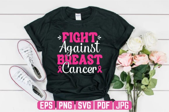 Fight Breast Cancer T-shirt Design: Graphics for T-Shirt Crafts