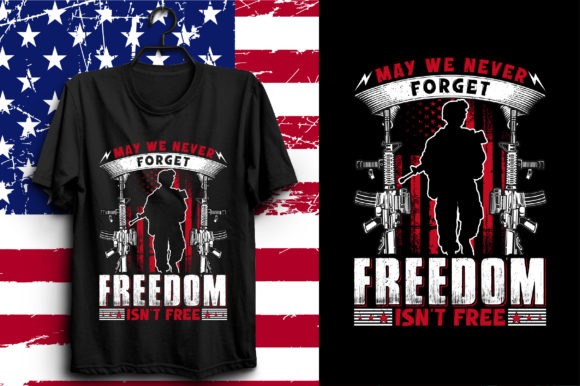 Freedom Veteran T-Shirt Design Graphics & T-Shirt Designs