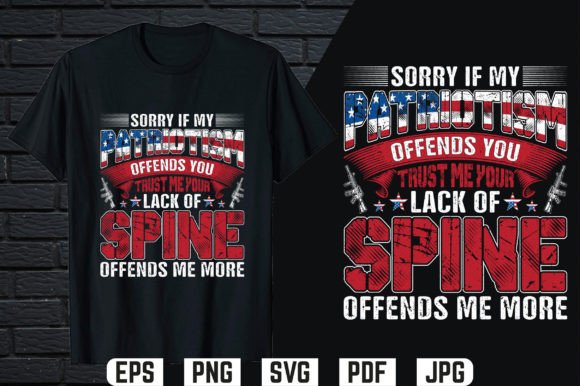 Lack of Spine Veteran T-shirt Design