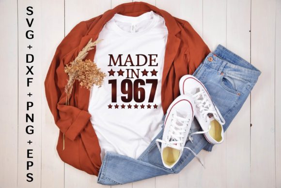 MADE in 1967 SVG Design for Graphics and T-Shirt Designs
