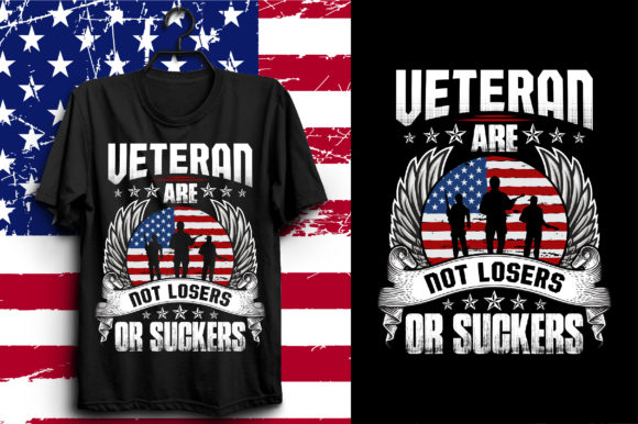 Not Loser Veteran: T-Shirt Designs & Graphics