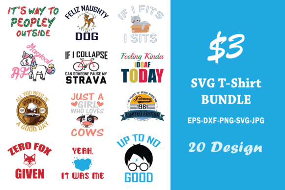SVG T-Shirt Bundle