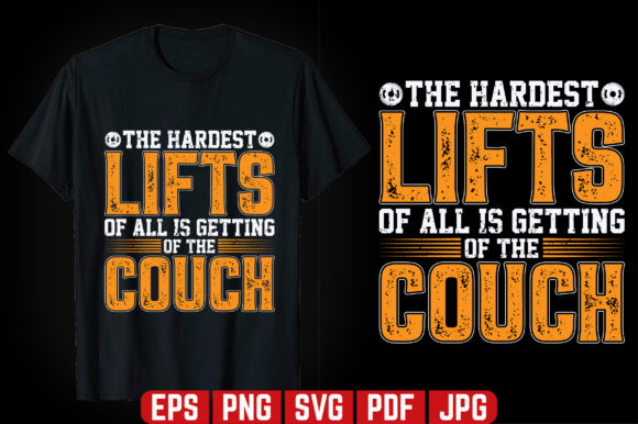 The Hardest Lifts GYM T-shirt Design: Graphics for Real Publishing