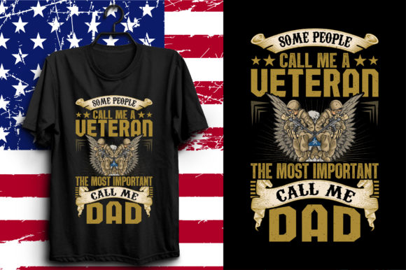 Veteran Dad Veteran T-Shirt Design: Graphics for Crafters